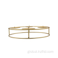  Golden Wire Candle Holder Wreath Supplier